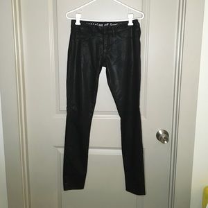 Articles of Society topeka black coated jeans